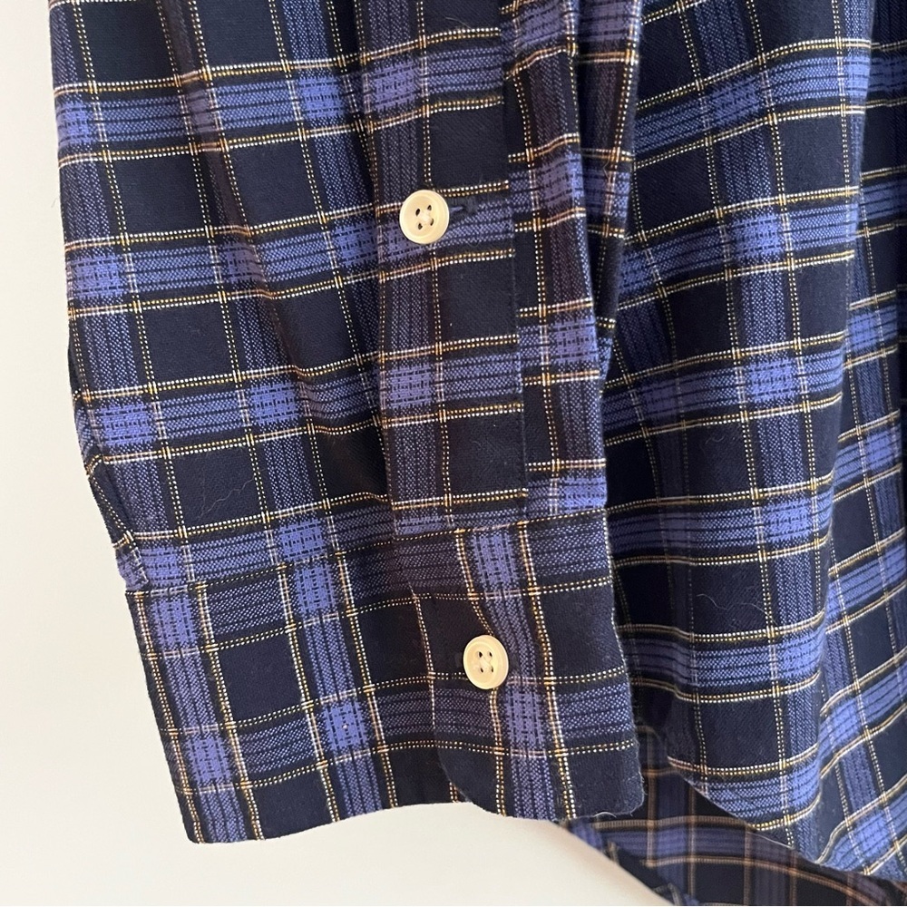 Men’s NWT Ralph Lauren The Big Oxford Shirt Button Size Large 100% Cotton Plaid - Picture 5 of 11